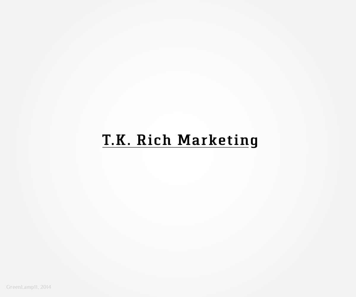 Logo-Design von GreenLamp für T.K. Rich Marketing | Design #4943457