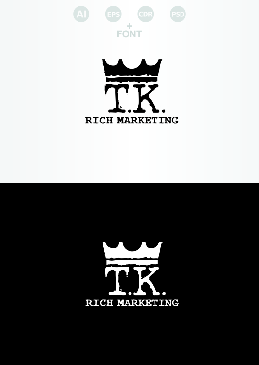 Logo-Design von artsterdam für T.K. Rich Marketing | Design #4952773