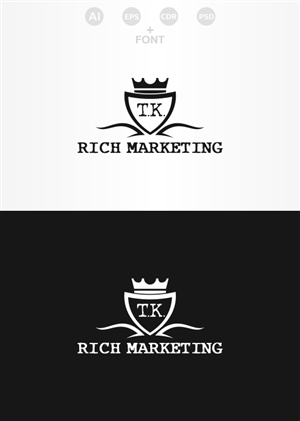 Logo-Design von artsterdam für T.K. Rich Marketing | Design: #4953088