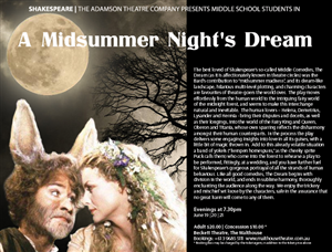 A Midsummer Night's Dream Poster for School Theatre Brochure - Photoshop / Illustration Design | Design Photoshop par menangan