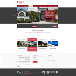 Diseño Wordpress por aarsita para AuctionServices.com, Inc. | Diseño #4949810