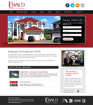 Wordpress Design by webxvision for AuctionServices.com, Inc. | Design: #4960112