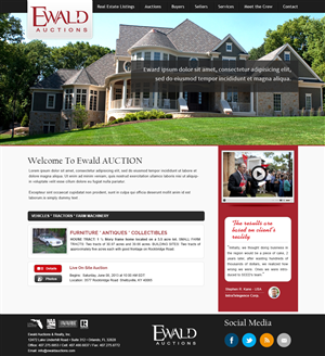 Wordpress Design by webxvision for AuctionServices.com, Inc. | Design: #4960114