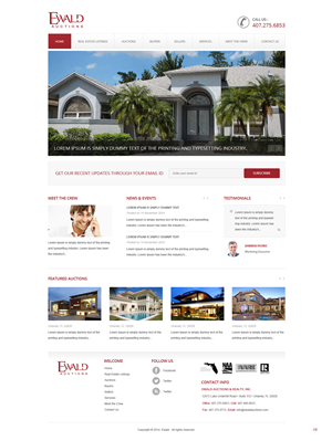 Diseño Wordpress por pb para AuctionServices.com, Inc. | Diseño #4964980
