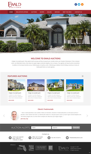 Wordpress Design by pb for AuctionServices.com, Inc. | Design: #4965093