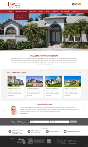 Wordpress Design by pb for AuctionServices.com, Inc. | Design: #4965096