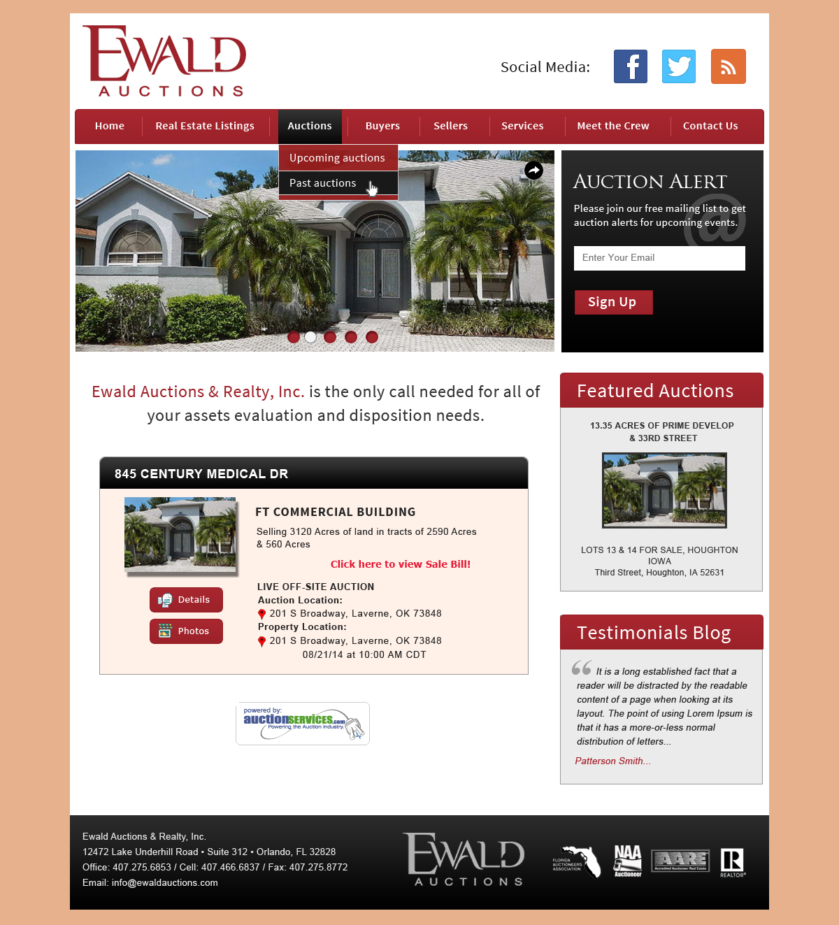 Wordpress Design by Smart Guru for AuctionServices.com, Inc. | Design #4947909