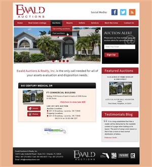 Wordpress Design by Smart Guru for AuctionServices.com, Inc. | Design: #4947909
