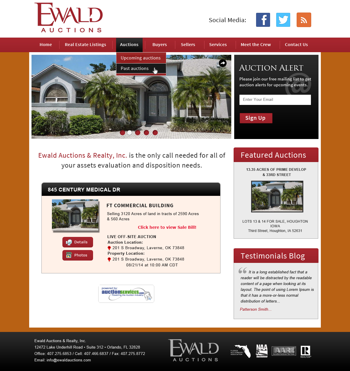 Wordpress Design by Smart Guru for AuctionServices.com, Inc. | Design #4952800