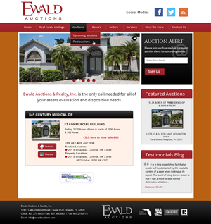 Wordpress Design by Smart Guru for AuctionServices.com, Inc. | Design: #4952800