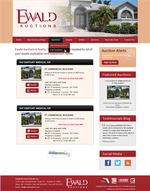 Wordpress Design by Smart Guru for AuctionServices.com, Inc. | Design: #4954499