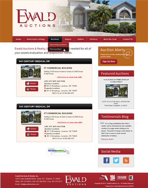 Wordpress Design by Smart Guru for AuctionServices.com, Inc. | Design: #4954503