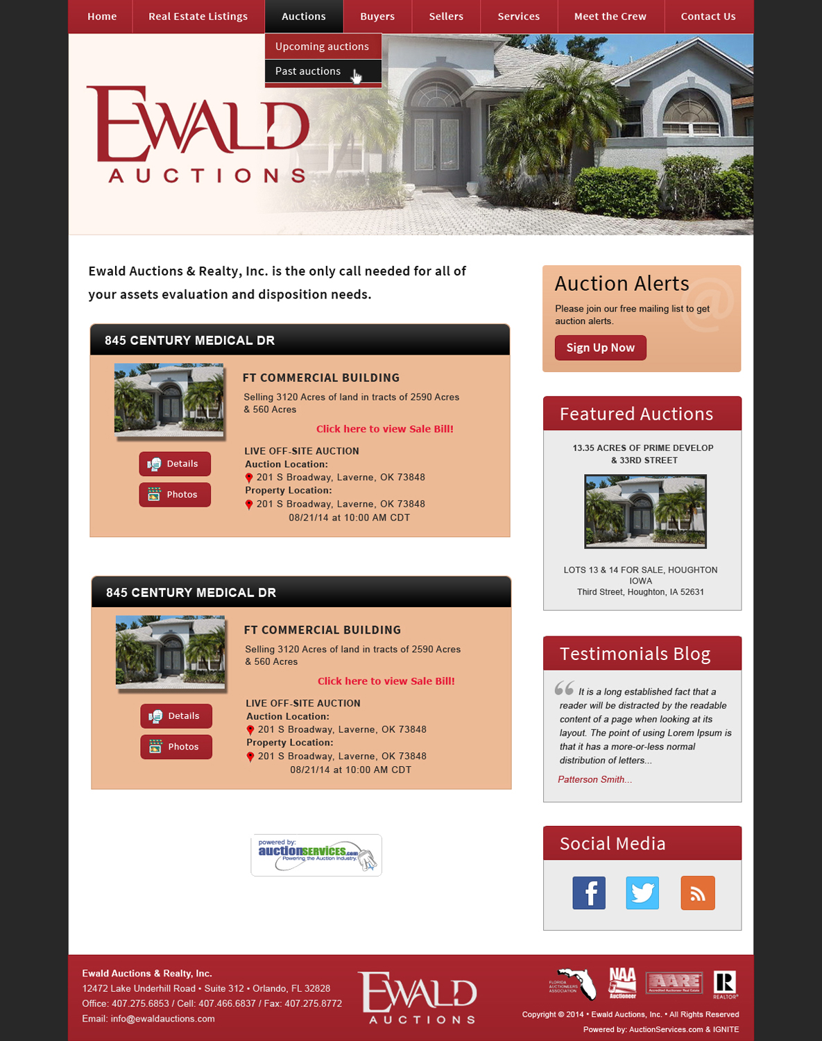Diseño Wordpress por Smart Guru para AuctionServices.com, Inc. | Diseño #4961139