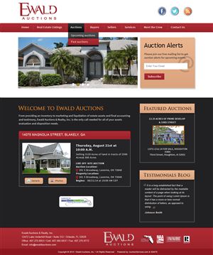Wordpress Design by Creative X Designs for AuctionServices.com, Inc. | Design: #4954614