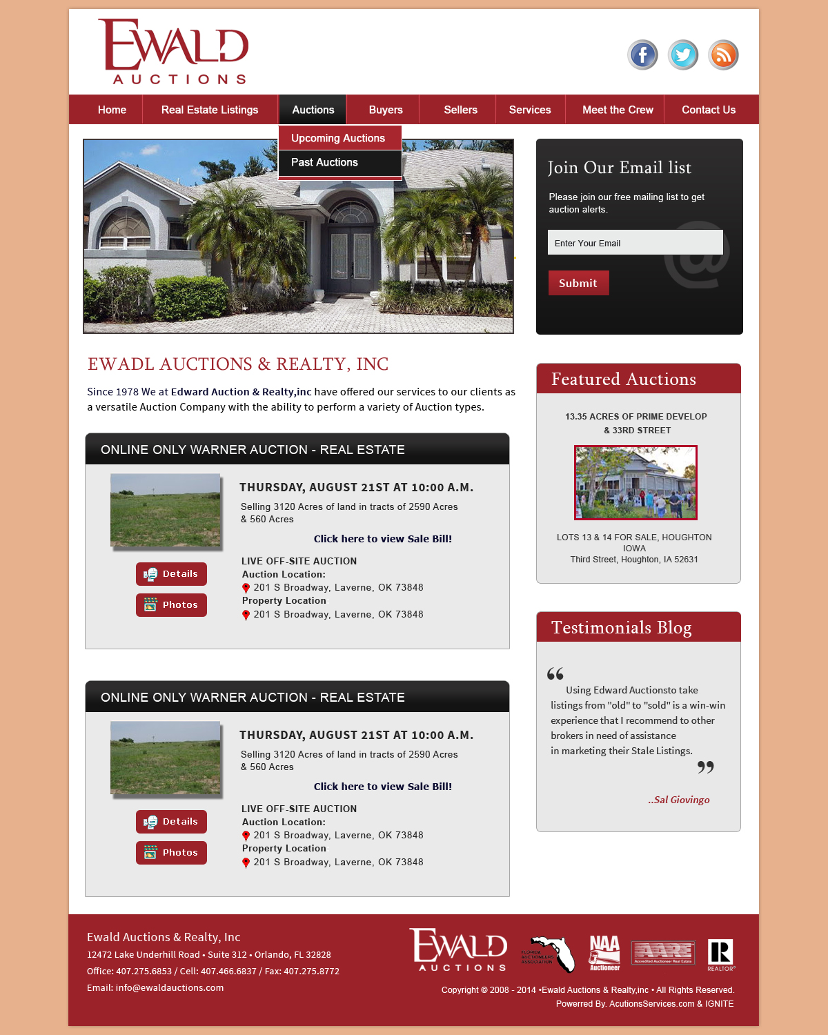 Wordpress Design by Creative X Designs for AuctionServices.com, Inc. | Design #4959054
