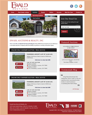 Wordpress Design by Creative X Designs for AuctionServices.com, Inc. | Design: #4959054