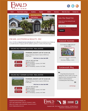 Wordpress Design by Creative X Designs for AuctionServices.com, Inc. | Design: #4960798