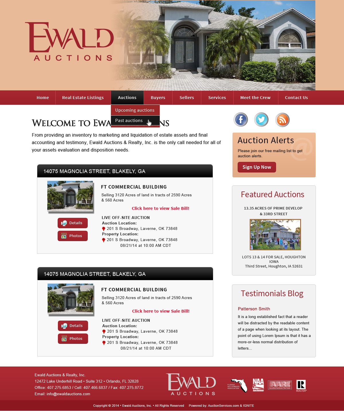 Diseño Wordpress por Creative X Designs para AuctionServices.com, Inc. | Diseño #4961381