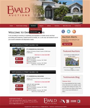 Wordpress Design by Creative X Designs for AuctionServices.com, Inc. | Design: #4961381