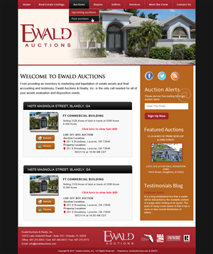 Wordpress Design by Creative X Designs for AuctionServices.com, Inc. | Design: #4961472