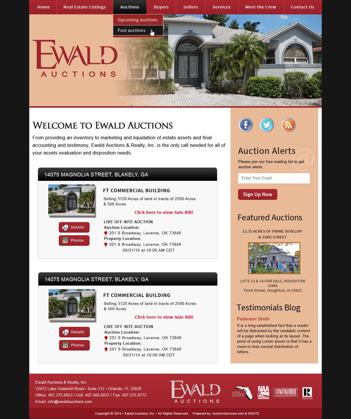 Wordpress Design by Creative X Designs for AuctionServices.com, Inc. | Design #4961480