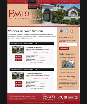 Wordpress Design by Creative X Designs for AuctionServices.com, Inc. | Design: #4961480