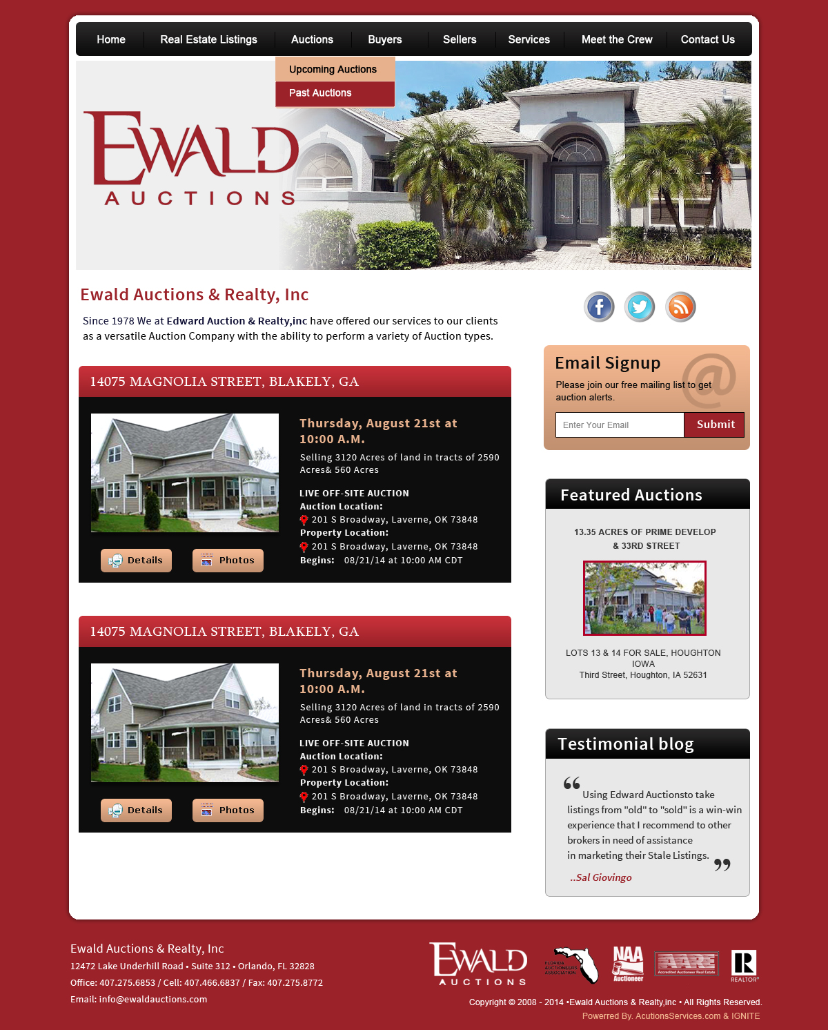Wordpress Design by Creative X Designs for AuctionServices.com, Inc. | Design #4968287