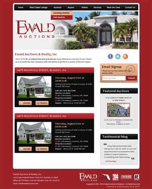 Wordpress Design by Creative X Designs for AuctionServices.com, Inc. | Design: #4968287