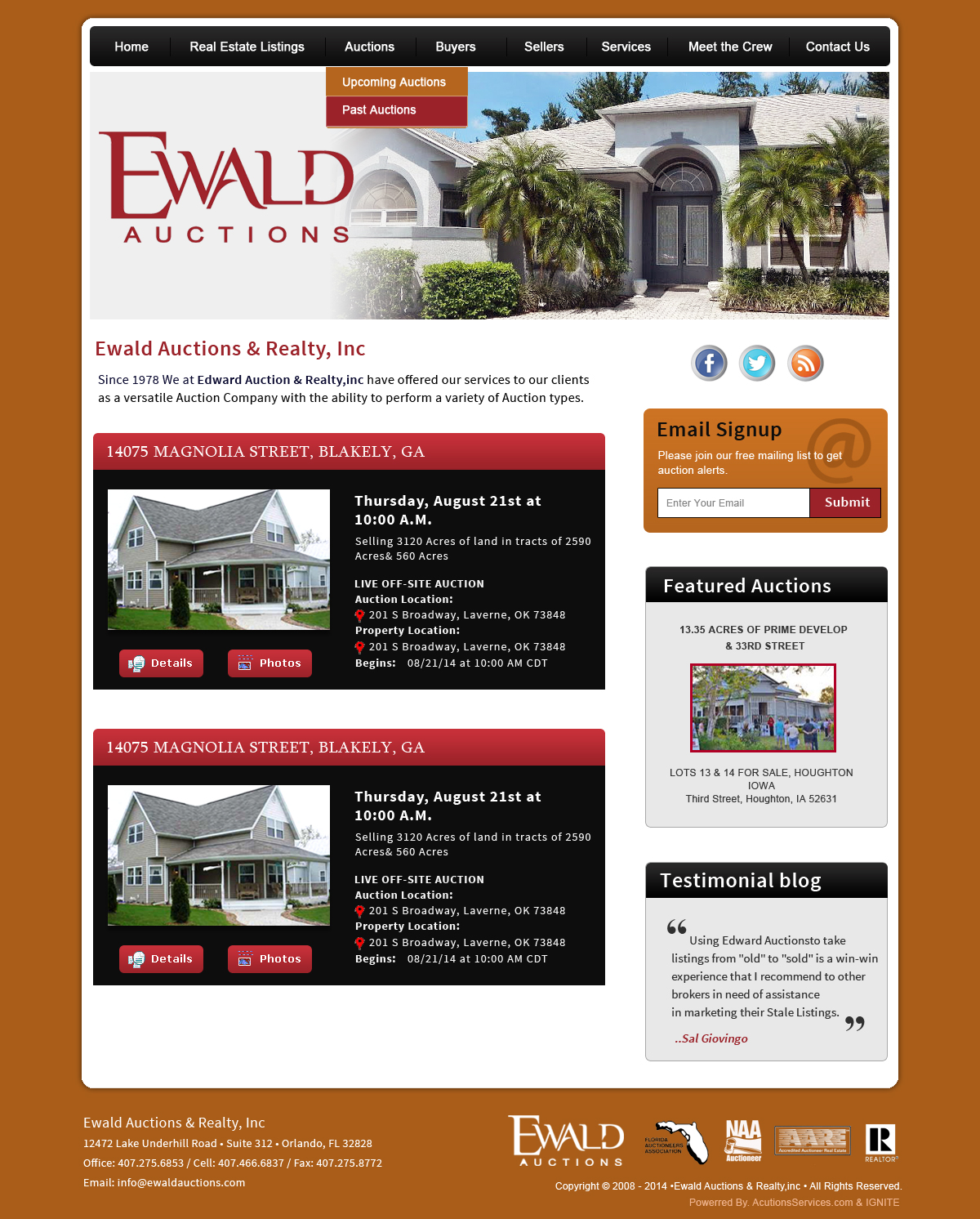 Wordpress Design by Creative X Designs for AuctionServices.com, Inc. | Design #4968350