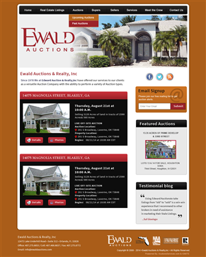 Wordpress Design by Creative X Designs for AuctionServices.com, Inc. | Design: #4968350