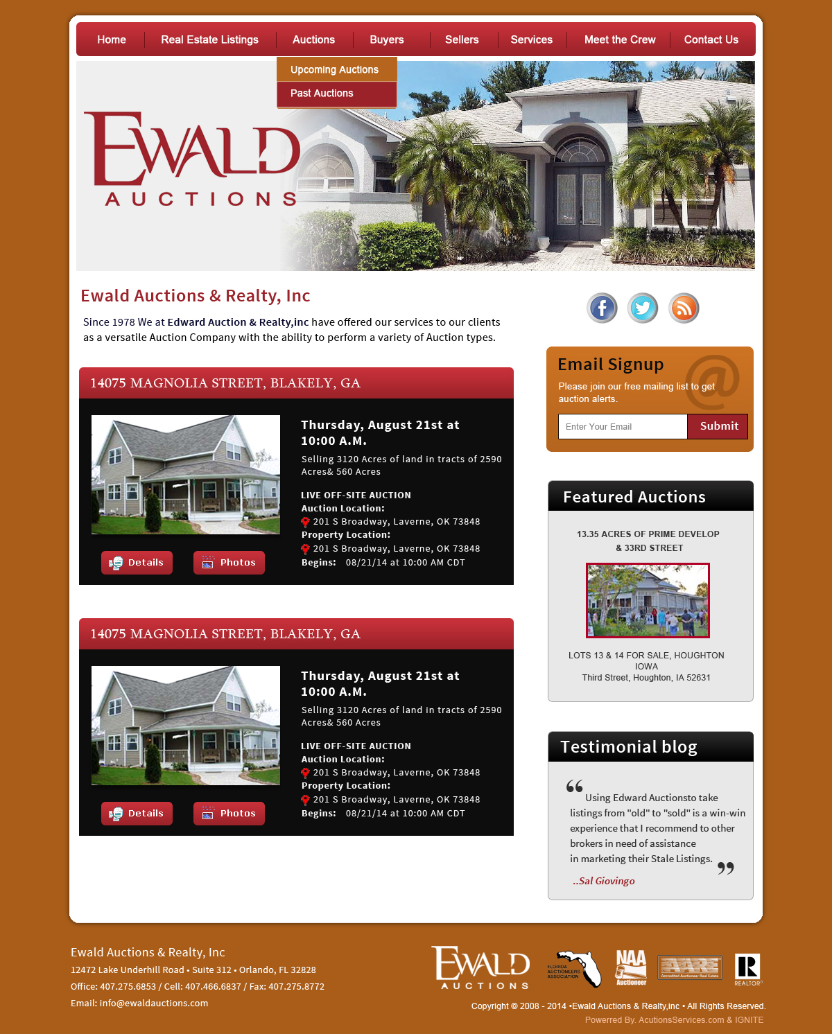 Wordpress Design by Creative X Designs for AuctionServices.com, Inc. | Design #4968423