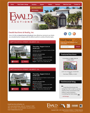 Wordpress Design by Creative X Designs for AuctionServices.com, Inc. | Design: #4968423