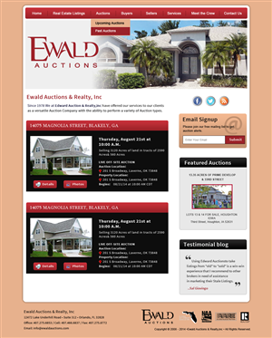 Wordpress Design by Creative X Designs for AuctionServices.com, Inc. | Design: #4968493
