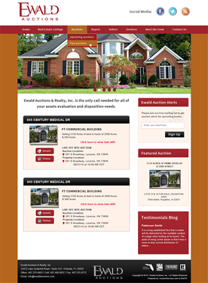 Wordpress Design by Creative X Designs for AuctionServices.com, Inc. | Design: #4968994