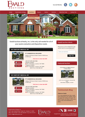 Wordpress Design by Creative X Designs for AuctionServices.com, Inc. | Design: #4969004