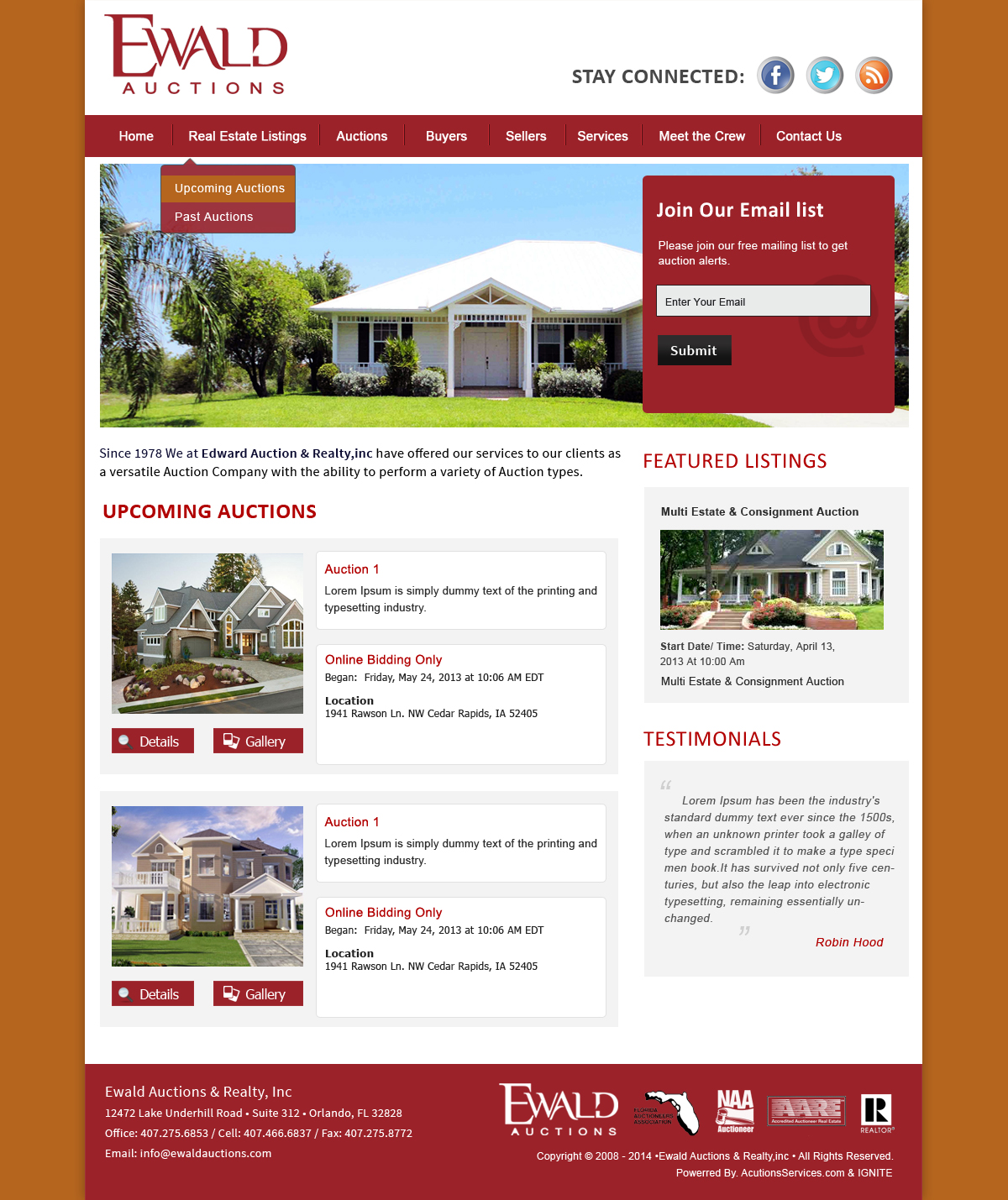 Wordpress Design by Creative X Designs for AuctionServices.com, Inc. | Design #4982933