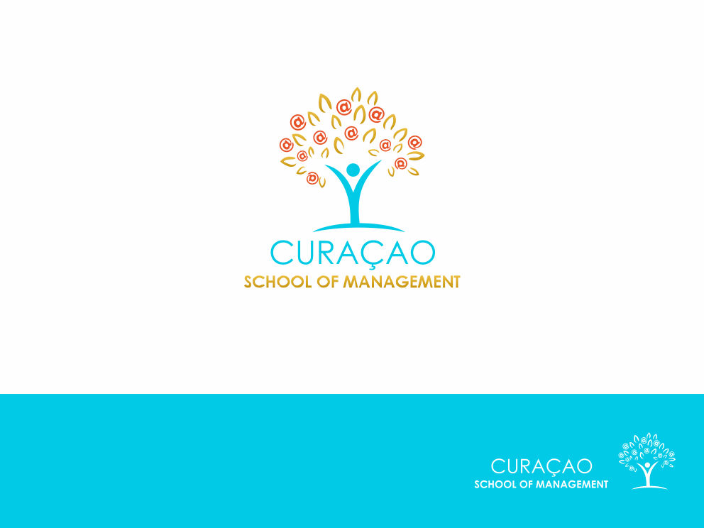 Logo Design by Atvento Graphics for Curaçao School of Management | Design #1404234