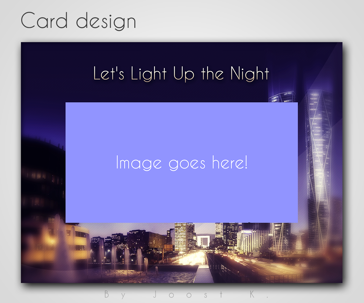 Karten-Design von JoostKroes für QLT.com | Design #1466007