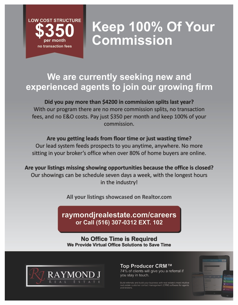 Flyer-Design von barinix für Raymond J. Real Estate, LLC | Design #1406792