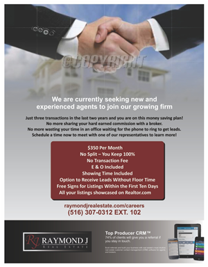 Flyer Design by barinix for Raymond J. Real Estate, LLC | Design: #1407165