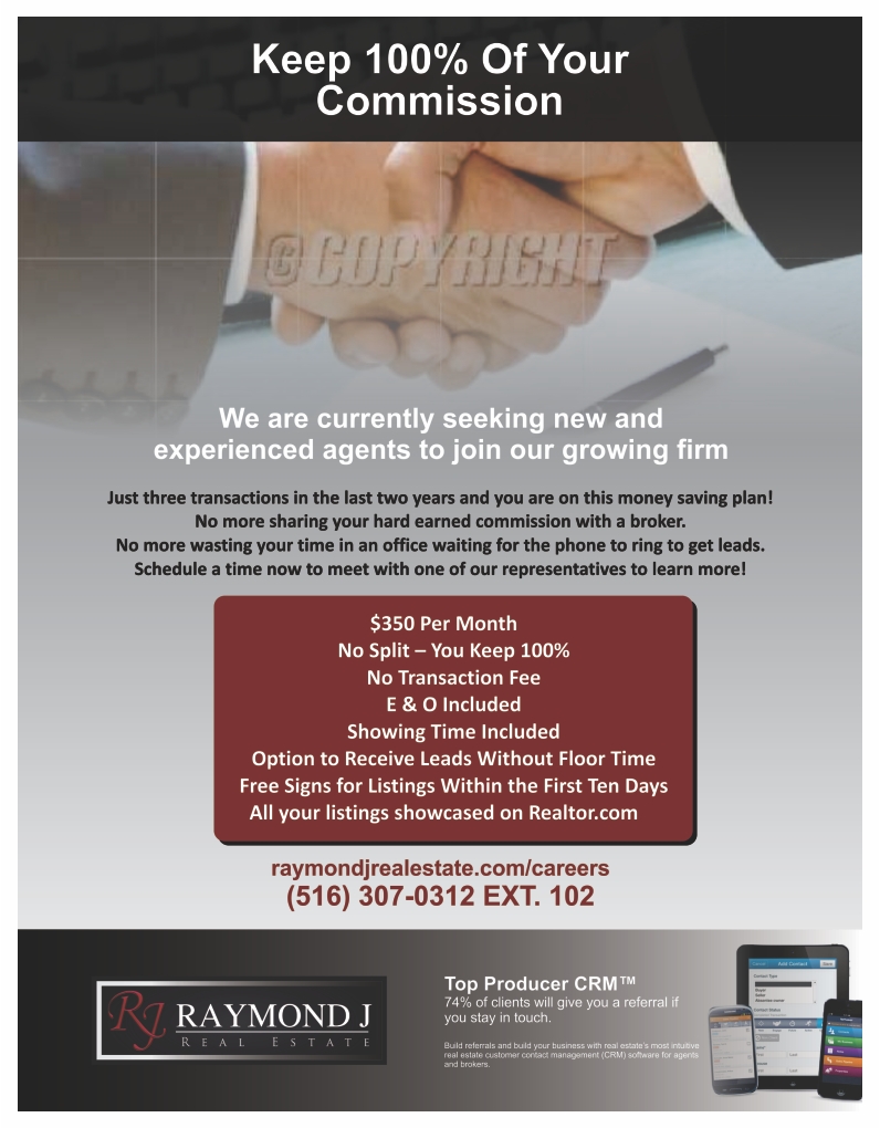 Flyer-Design von barinix für Raymond J. Real Estate, LLC | Design #1407198