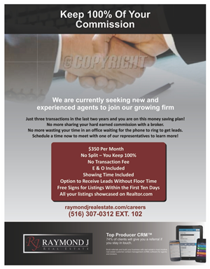Flyer Design by barinix for Raymond J. Real Estate, LLC | Design: #1407198