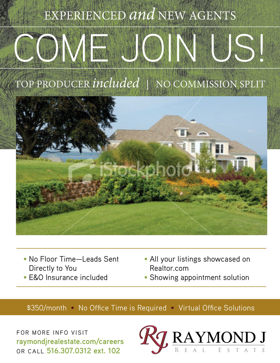 Flyer Design by gakdesign for Raymond J. Real Estate, LLC | Design #1418512