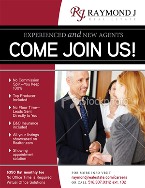 Flyer Design by gakdesign for Raymond J. Real Estate, LLC | Design: #1421864