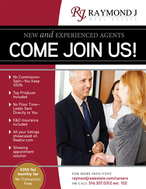 Flyer Design by gakdesign for Raymond J. Real Estate, LLC | Design #1454923