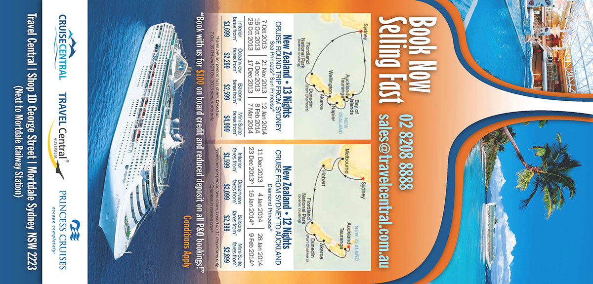 Design de Flyer par JayPea pour TRAVEL CENTRAL | Design #1394647