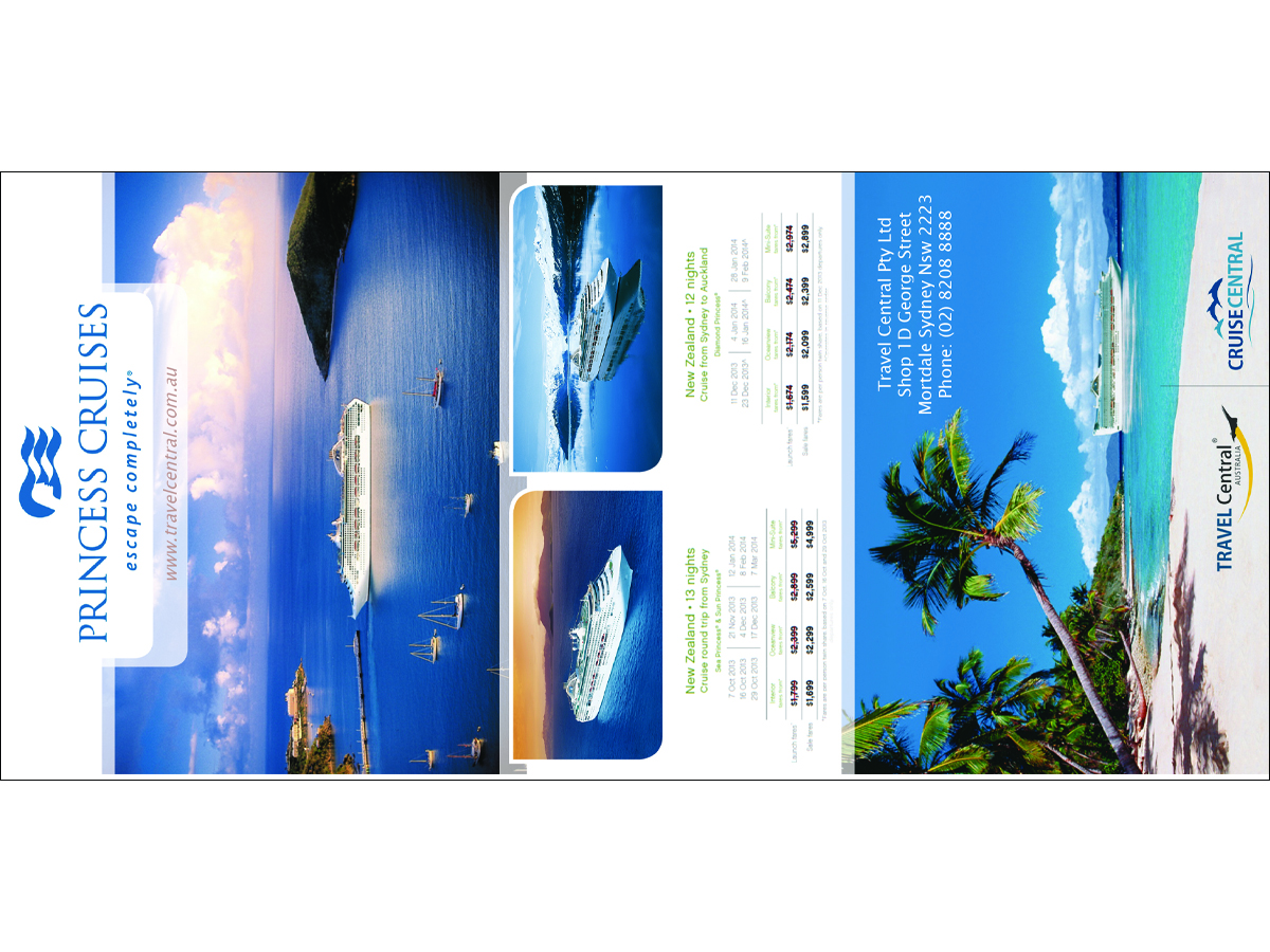 Diseño de Flyer por sam wid para TRAVEL CENTRAL | Diseño #1397815