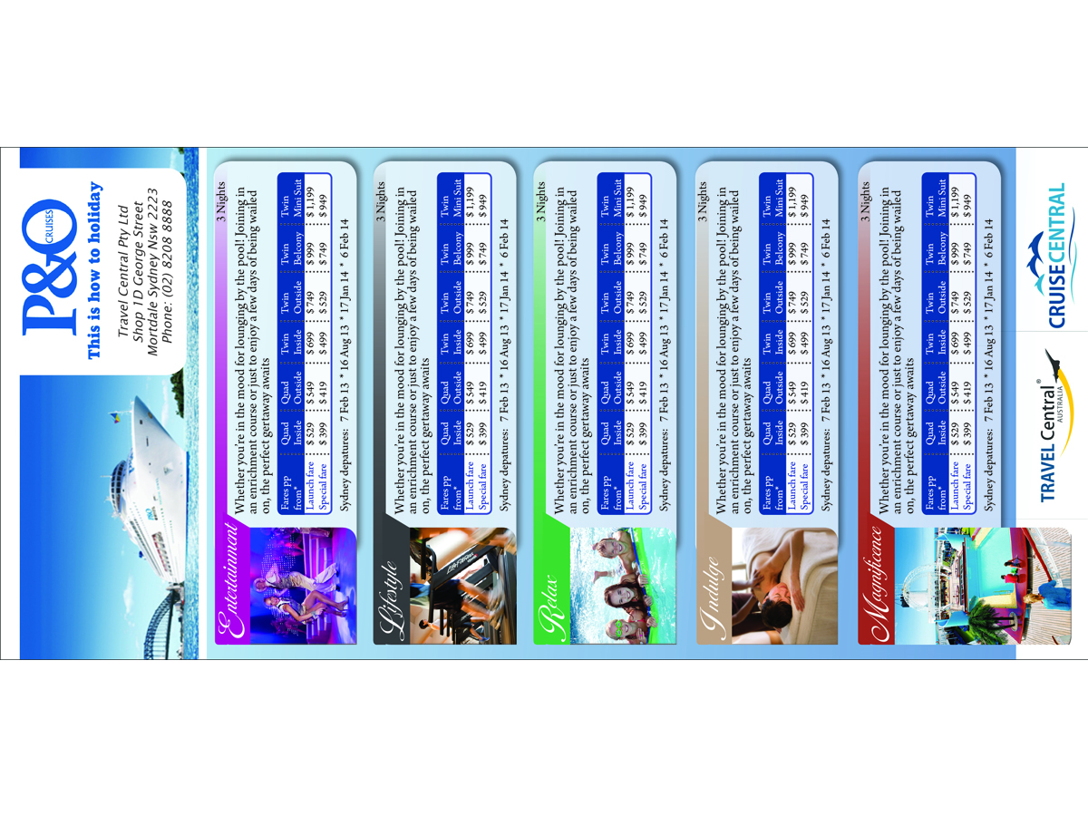 Flyer Design by sam wid for TRAVEL CENTRAL | Design #1397824