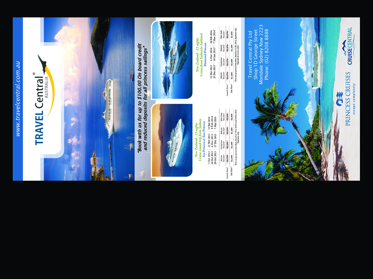 Flyer Design by sam wid for TRAVEL CENTRAL | Design #1407552