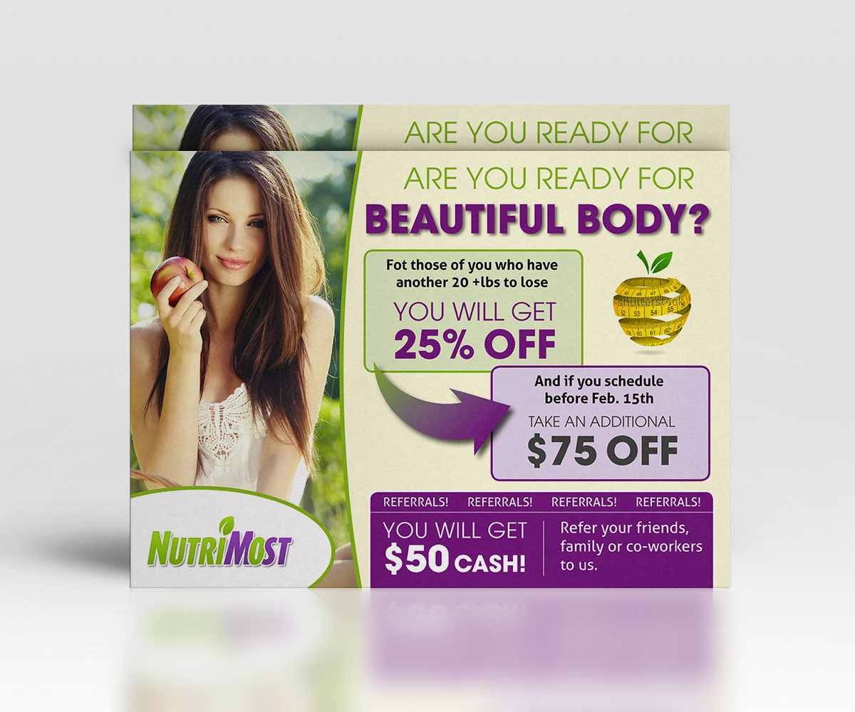 Flyer Design by DTPak for custom fat loss centers | Design #4959270